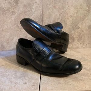 Vintage Kinney Black Leather men’s size 8